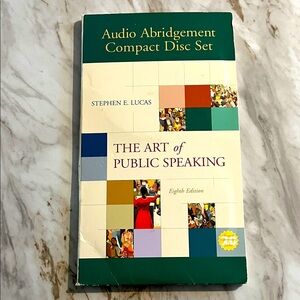 Stephen E. Lucas The Art of Public Speaking Audio Abridgment CD Set McGraw-Hill